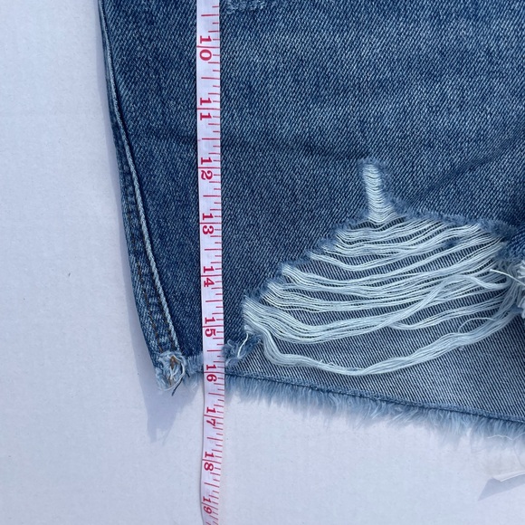 Judy Blue High Waist Distressed Denim Shorts XL NWT - Picture 4 of 7